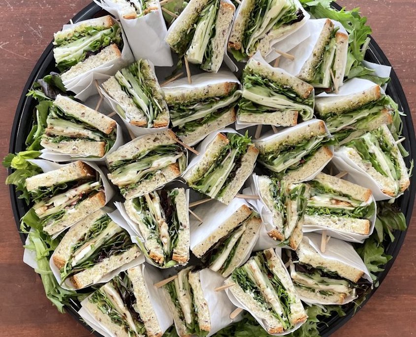 Platter of Sandwiches for Craft Services from an Artisan Cheese Shop