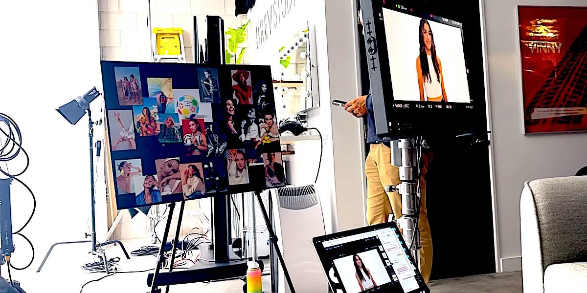 Creative mood board and cinematic frame showcasing storytelling inspiration at REV Studios